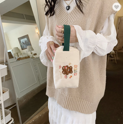 좋은 가격 BSCI 광고 50cm 캔버스 화장품 가방 Zipper 온라인으로